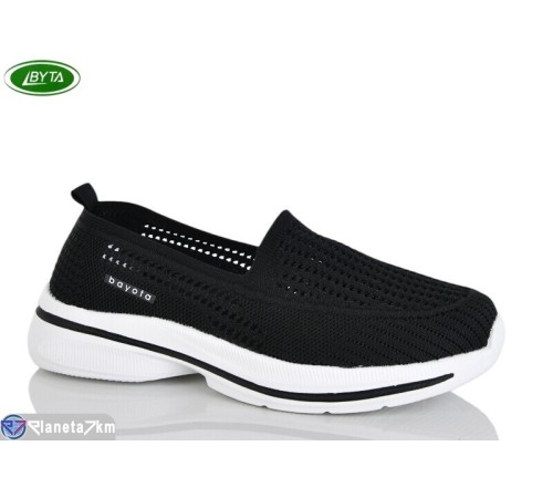 Сліпони жіночі на літо (8 пар р.36-41) чорний  "Bayota"