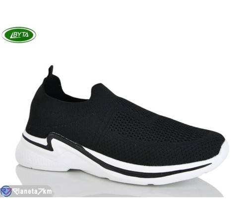 Кросівки на літо (8 пар р.36-41) чорний  "Bayota"