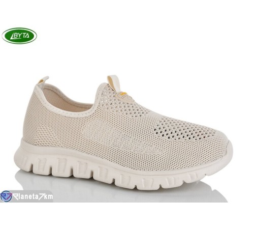 Кросівки жіночі на літо (8 пар р.36-41) бежевий  "Bayota"