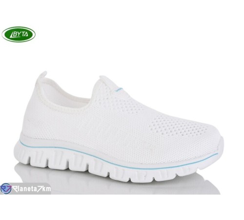 Кросівки жіночі на літо (8 пар р.36-41) білий  "Bayota"