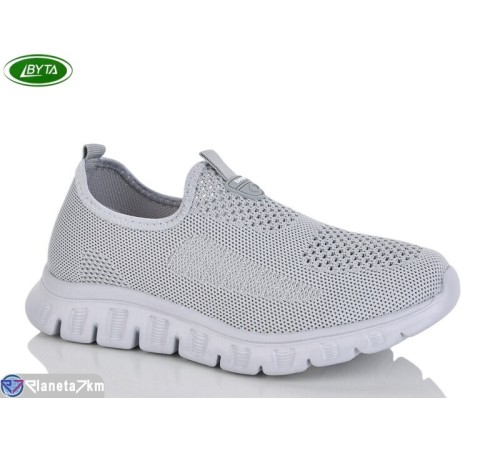 Кросівки жіночі на літо (8 пар р.36-41) сірий  "Bayota"