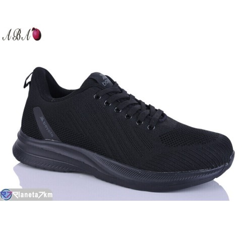 Кросівки чоловічі на весну/осінь (8 пар р.41-45) чорний  "Aba"