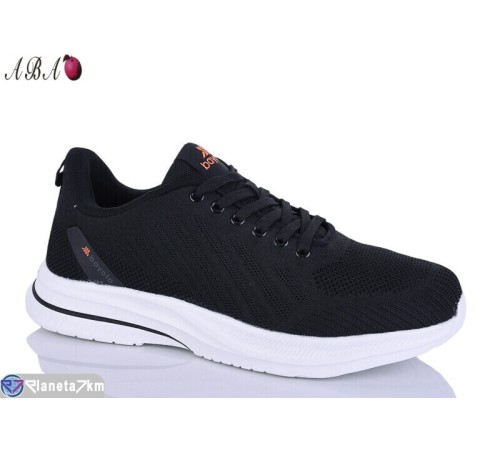 Кросівки чоловічі на весну/осінь (8 пар р.41-45) чорний  "Aba"