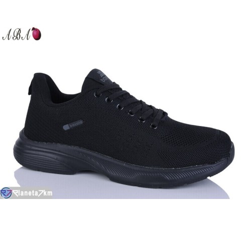 Кросівки чоловічі на весну/осінь (8 пар р.41-45) чорний  "Aba"