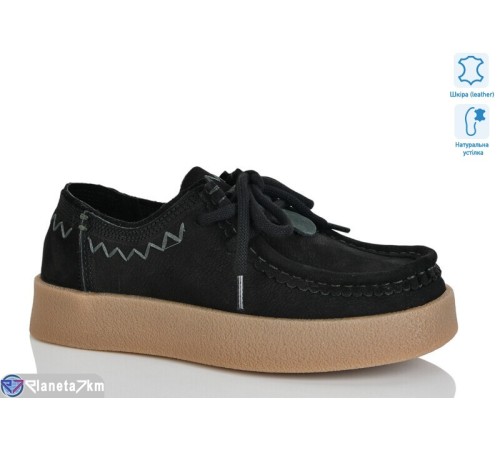 Туфлі жіночі на весну/осінь (6 пар р.36-40) чорний  "TETRAST"