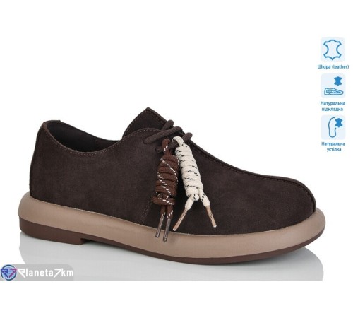 Туфлі жіночі на весну/осінь (6 пар р.36-40) коричневий  "TETRAST"