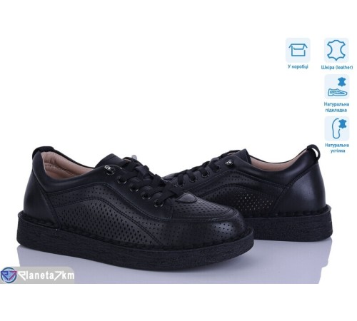 Туфлі жіночі на літо (6 пар р.36-41) чорний  "Vitta"