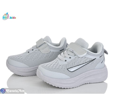 Дитячі кросівки на весну/осінь (8 пар р.21-26) сірий  "BBT"