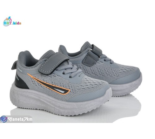 Дитячі кросівки на весну/осінь (8 пар р.21-26) сірий  "BBT"