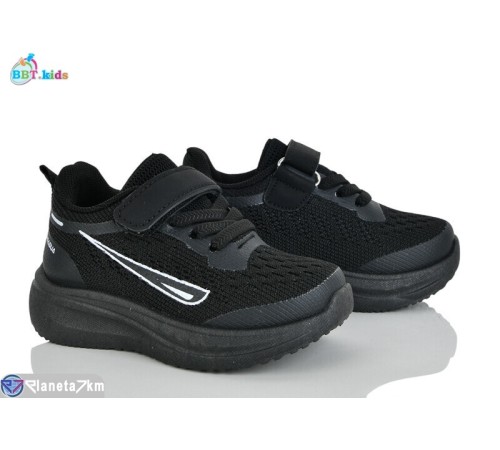 Дитячі кросівки на весну/осінь (8 пар р.21-26) чорний  "BBT"