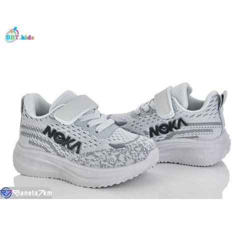 Дитячі кросівки на весну/осінь (8 пар р.21-26) сірий  "BBT"