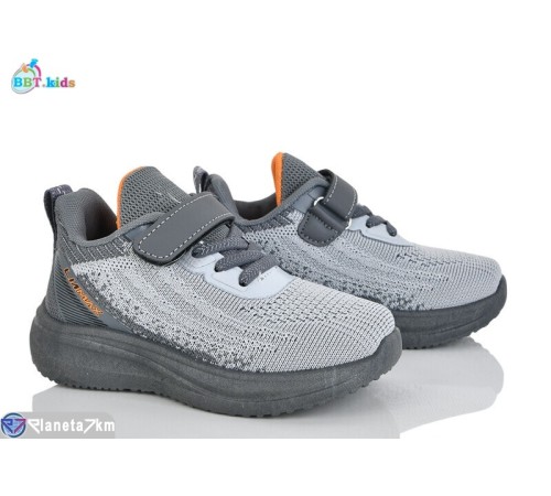 Дитячі кросівки на весну/осінь (8 пар р.26-31) сірий  "BBT"