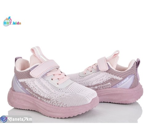 Дитячі кросівки на весну/осінь (8 пар р.26-31) рожевий  "BBT"