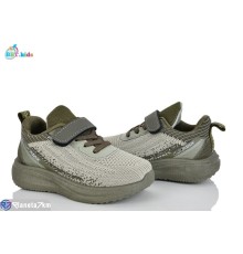 Дитячі кросівки на весну/осінь (8 пар р.26-31) хакі  "BBT"