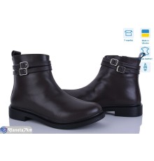 Черевики жіночі на весну/осінь (6 пар р.37-40) коричневий  "Linda"