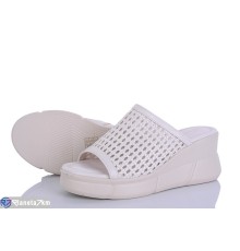 Шлепки жіночі на літо (8 пар р.36-41) бежевий  "LOREDANA"