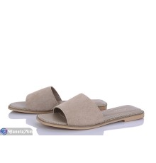 Шлепки жіночі на літо (8 пар р.36-41) бежевий  "LOREDANA"