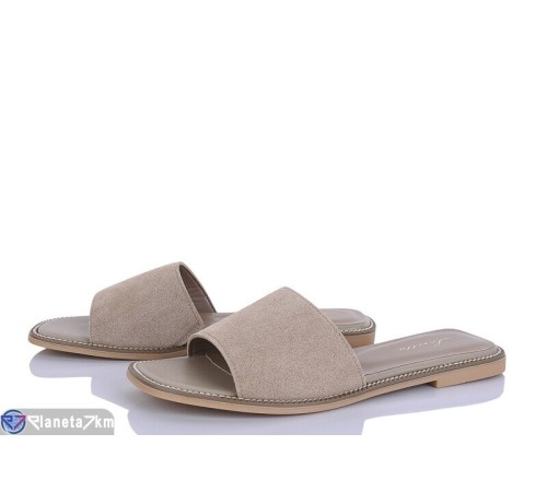 Шлепки жіночі на літо (8 пар р.36-41) бежевий  "LOREDANA"