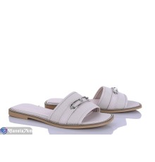 Шлепки жіночі на літо (8 пар р.36-41) бежевий  "LOREDANA"