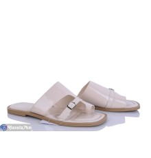 Шлепки жіночі на літо (8 пар р.36-41) бежевий  "LOREDANA"