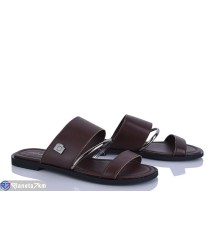 Шлепки жіночі на літо (8 пар р.36-41) коричневий  "LOREDANA"