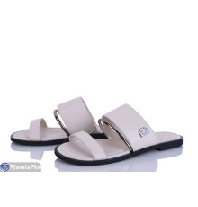 Шлепки жіночі на літо (8 пар р.36-41) бежевий  "LOREDANA"