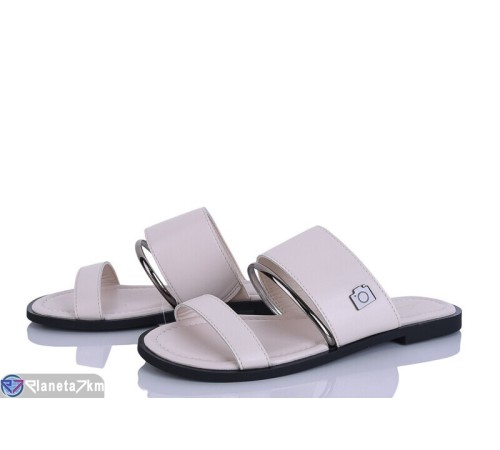 Шлепки жіночі на літо (8 пар р.36-41) бежевий  "LOREDANA"