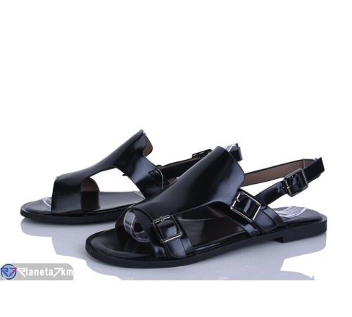 Босоніжки жіночі на літо (8 пар р.36-41) чорний  "LOREDANA"