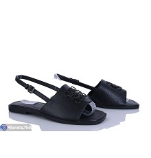 Босоніжки жіночі на літо (8 пар р.36-41) чорний  "LOREDANA"