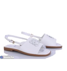 Босоніжки жіночі на літо (8 пар р.36-41) білий  "LOREDANA"