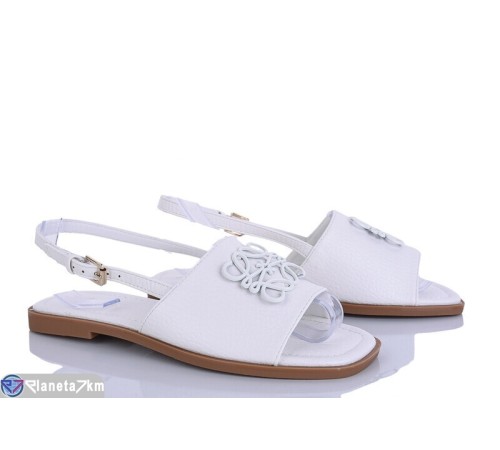 Босоніжки жіночі на літо (8 пар р.36-41) білий  "LOREDANA"