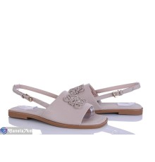 Босоніжки жіночі на літо (8 пар р.36-41) бежевий  "LOREDANA"