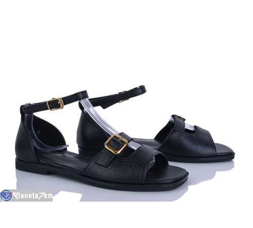 Босоніжки жіночі на літо (8 пар р.36-41) чорний  "LOREDANA"