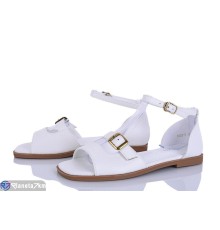 Босоніжки жіночі на літо (8 пар р.36-41) білий  "LOREDANA"