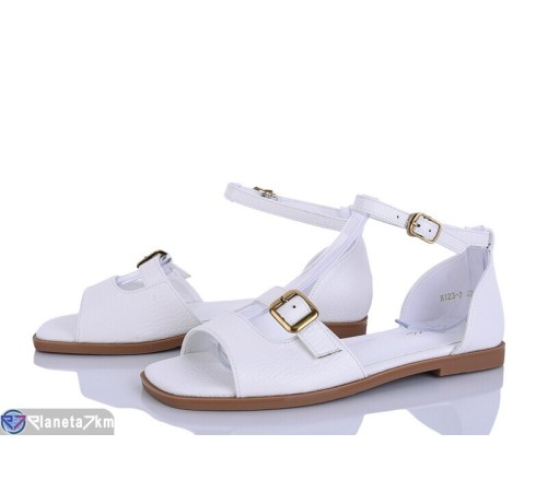 Босоніжки жіночі на літо (8 пар р.36-41) білий  "LOREDANA"