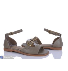 Босоніжки жіночі на літо (8 пар р.36-41) хакі  "LOREDANA"