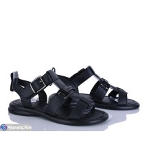 Босоніжки жіночі на літо (8 пар р.36-41) чорний  "LOREDANA"