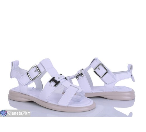 Босоніжки жіночі на літо (8 пар р.36-41) білий  "LOREDANA"