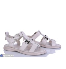 Босоніжки жіночі на літо (8 пар р.36-41) бежевий  "LOREDANA"