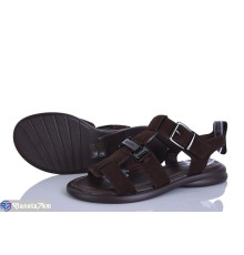 Босоніжки жіночі на літо (8 пар р.36-41) коричневий  "LOREDANA"