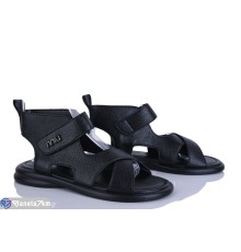 Босоніжки жіночі на літо (8 пар р.36-41) чорний  "LOREDANA"