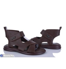 Босоніжки жіночі на літо (8 пар р.36-41) коричневий  "LOREDANA"