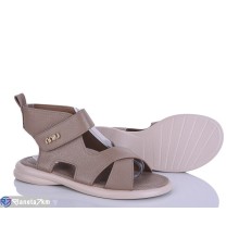 Босоніжки жіночі на літо (8 пар р.36-41) коричневий  "LOREDANA"