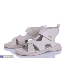 Босоніжки жіночі на літо (8 пар р.36-41) бежевий  "LOREDANA"