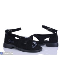 Босоніжки жіночі на літо (8 пар р.36-41) чорний  "LOREDANA"