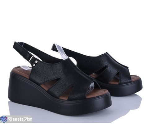 Босоніжки жіночі на літо (8 пар р.36-41) чорний  "LOREDANA"