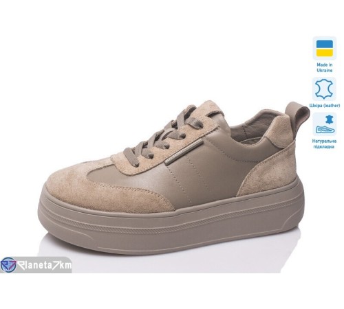 Кросівки жіночі на весну/осінь (6 пар р.36-41) бежевий  "TIMUS-OPT"