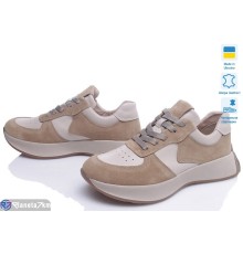 Кросівки жіночі на весну/осінь (6 пар р.36-40) бежевий  "TIMUS-OPT"