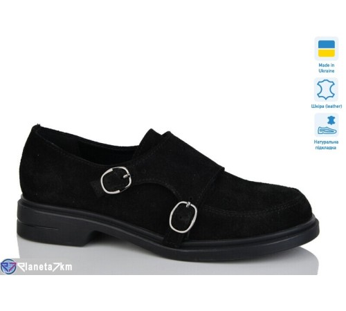Туфлі жіночі на весну/осінь (6 пар р.36-41) чорний  "TIMUS-OPT"