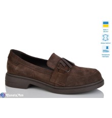 Туфлі жіночі на весну/осінь (6 пар р.37-41) коричневий  "TIMUS-OPT"